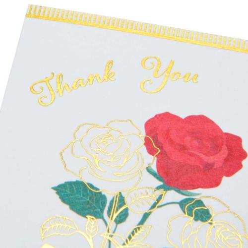 グリーティングカード ミニカード 感謝 バラ お礼 グッズ メール便可