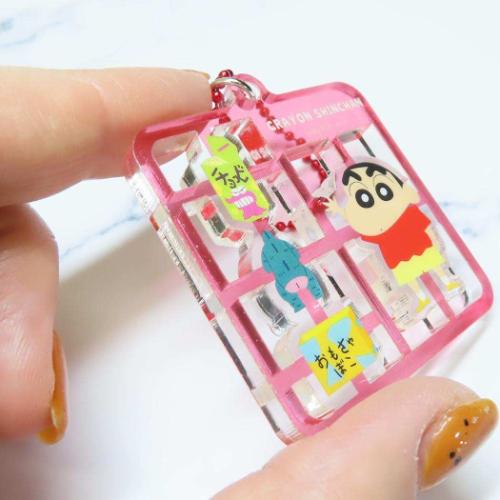 クレヨンしんちゃん キーチェーン プラスチックモデル風キーホルダー アニメキャラクター グッズ メール便可