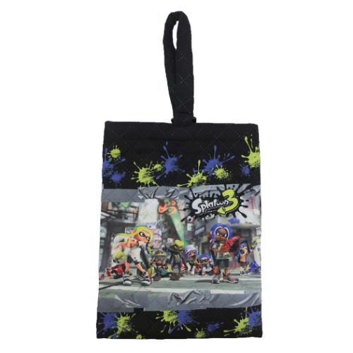 スプラトゥーン3 運動靴かばん キルトシューズバッグ キャラクター グッズ メール便可