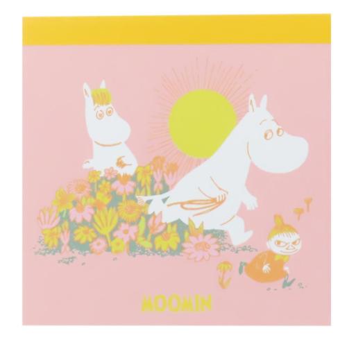 ムーミン メモ帳 スクエアメモ 北欧 キャラクター グッズ メール便可