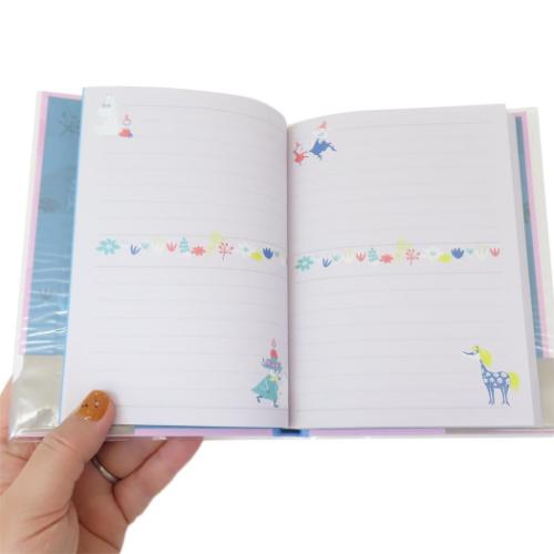 ムーミン 日記 ダイアリー ピンク 北欧 キャラクター グッズ メール便可