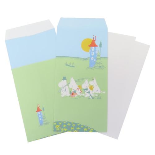 ムーミン 封筒 お祝い袋 2枚入り Ｍやしき 北欧 キャラクター グッズ メール便可