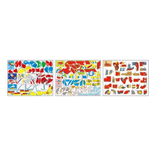 おさるのジョージ 知育玩具 シールパズル 絵本キャラクター グッズ メール便可