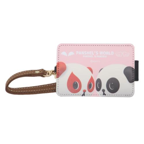 パンシェル 定期入れ ICカードケース フェイス キャラクター グッズ メール便可