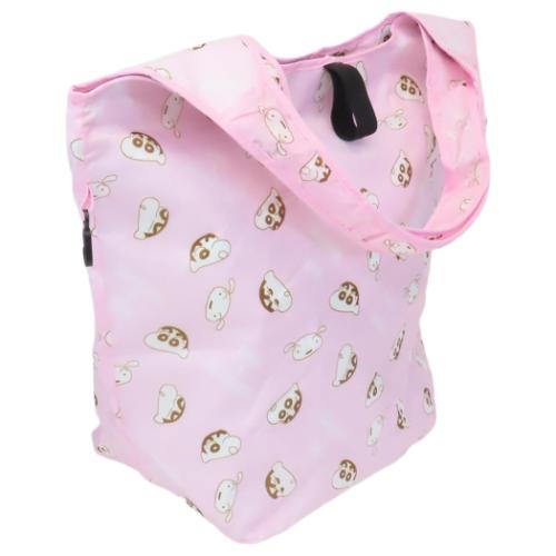 クレヨンしんちゃん エコバッグ 保冷保温エコバッグ ピンク アニメキャラクター グッズ