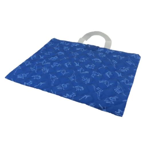 ディノワールド レッスンバッグ キルトレッスンバッグ ネイビー 恐竜 キャラクター グッズ メール便可