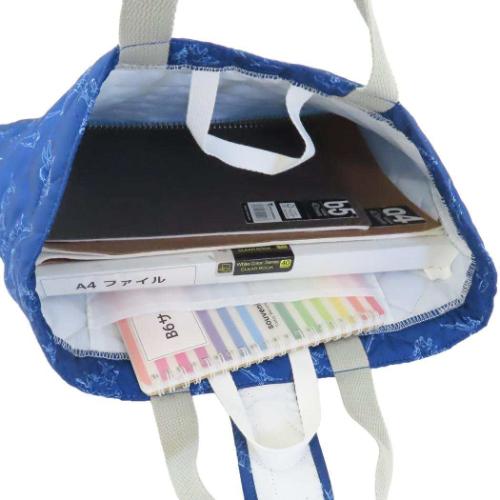 ディノワールド レッスンバッグ キルトレッスンバッグ ネイビー 恐竜 キャラクター グッズ メール便可