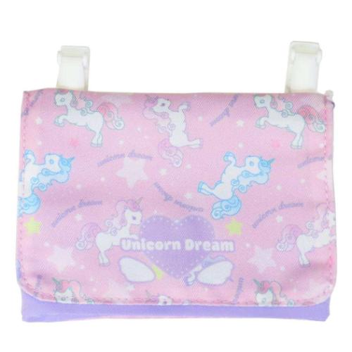 ハートユニコーン クリップポケット ポケットポーチ かわいい グッズ メール便可