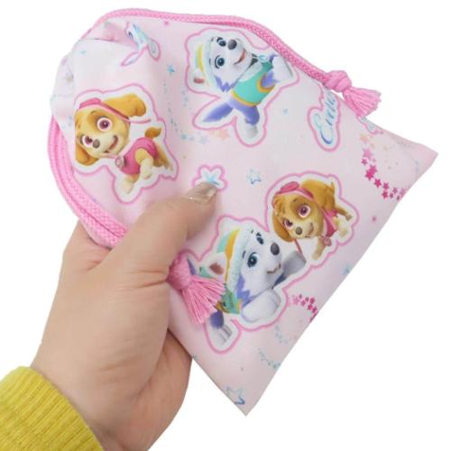 パウパトロール 巾着袋 巾着S ピンク アニメキャラクター グッズ メール便可