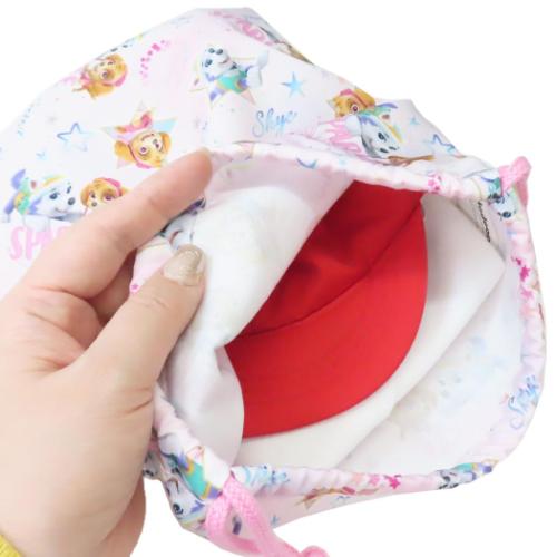 パウパトロール 巾着袋 巾着M ピンク アニメキャラクター グッズ メール便可