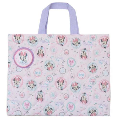 ミニーマウス レッスンバッグ キルトレッスンバッグ ディズニー キャラクター グッズ メール便可