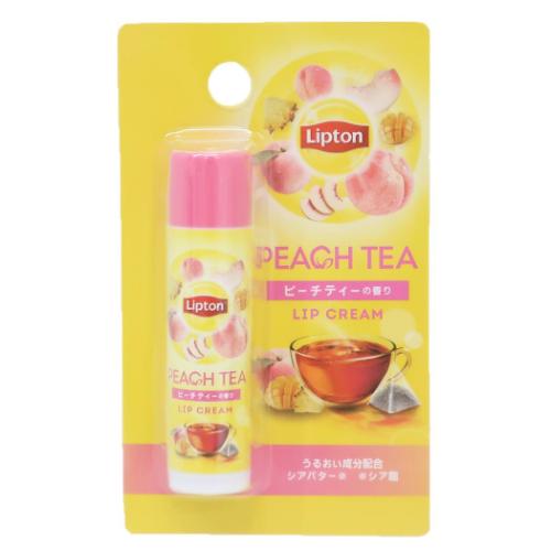 リプトン Lipton コスメ雑貨 リップクリーム ピーチティーの香り 唇ケア グッズ メール便可