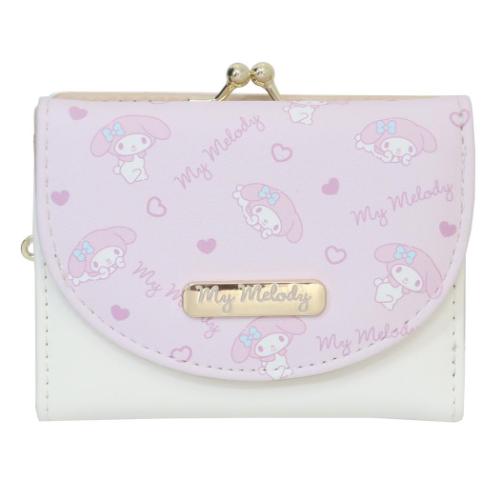 マイメロディ ミニウォレット 口金財布 三つ折り サンリオ キャラクター グッズ