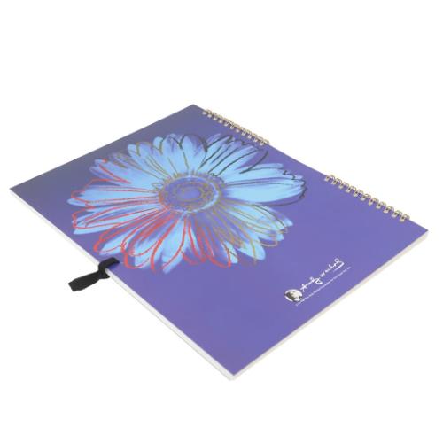 アンディ ウォーホル お絵かき帳 スケッチブック A4 デイジー ピンク アートグッズ グッズ