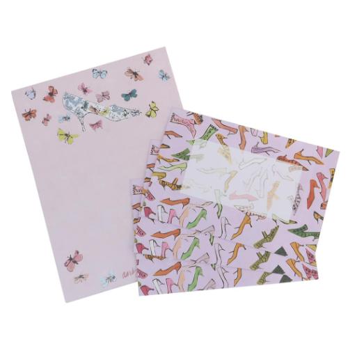 アンディ ウォーホル 手紙セット レターセット シューズ アートグッズ グッズ メール便可