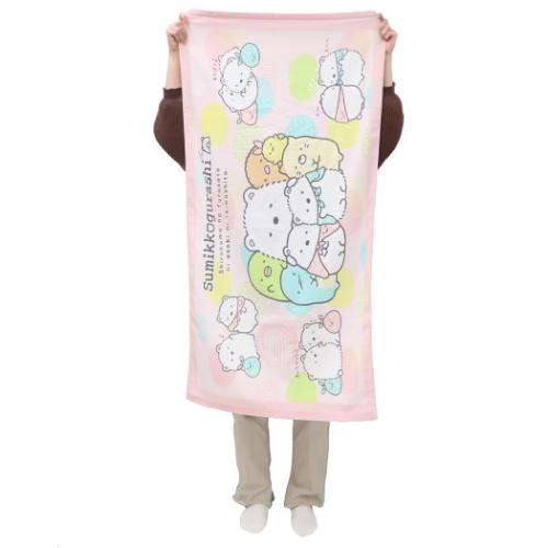 すみっコぐらし バスタオル プリントビッグタオル しろくまのふるさと サンエックス キャラクター グッズ メール便可