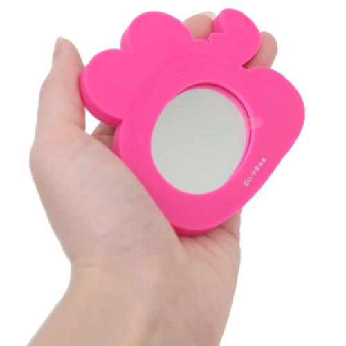 クレヨンしんちゃん 手鏡 ラバーミラー ワニ山さんしんちゃん アニメキャラクター グッズ メール便可