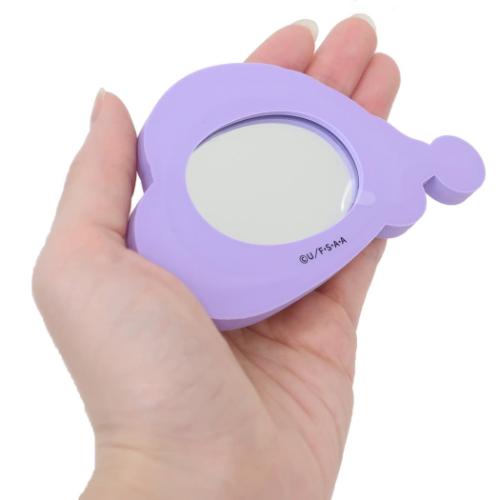 クレヨンしんちゃん 手鏡 ラバーミラー パジャマしんちゃん アニメキャラクター グッズ メール便可