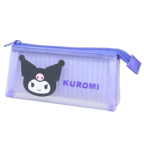 クロミ コスメポーチ メッシュスリーポケットポーチ サンリオ キャラクター グッズ