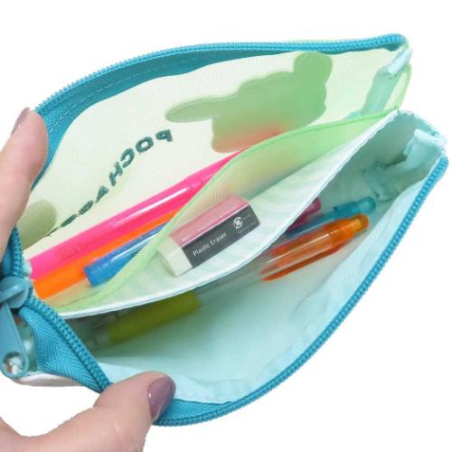 ポチャッコ コスメポーチ メッシュスリーポケットポーチ サンリオ キャラクター グッズ