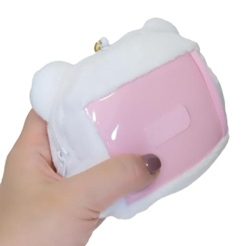 すみっコぐらし 定期入れ＆小銭入れ フェイスパスケース しろくま サンエックス キャラクター グッズ