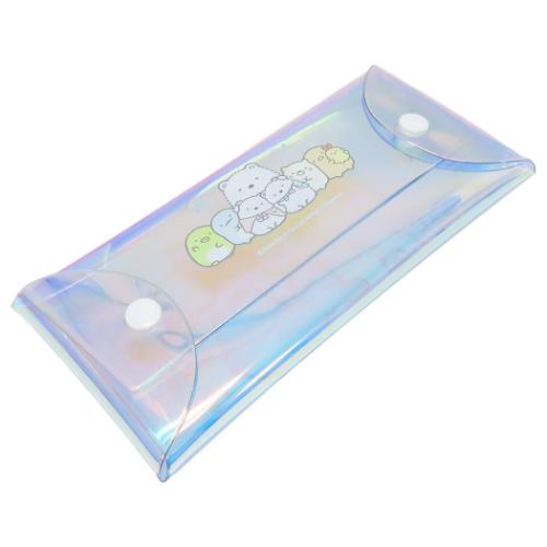 すみっコぐらし ミニポーチ クリアマルチケース しろくまのふるさと サンエックス キャラクター グッズ メール便可