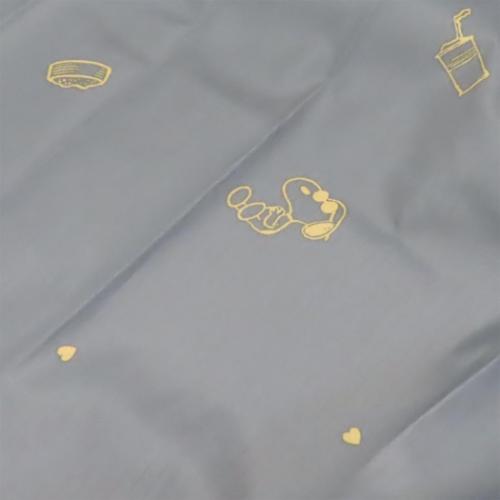 スヌーピー エコバッグ シュパット shupatto bag DROP Mサイズ BK ピーナッツ キャラクター グッズ