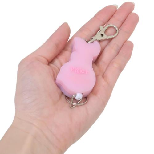 くまのプーさん キーリング ラバーリールキーホルダー ピグレット ディズニー キャラクター グッズ メール便可