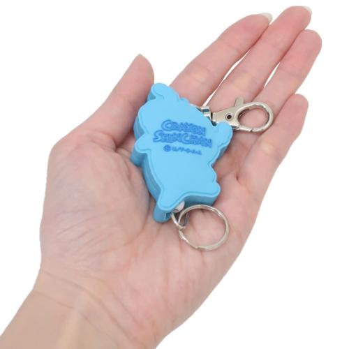 クレヨンしんちゃん キーホルダー ラバーリールキーホルダー シロ にっこり アニメキャラクター グッズ メール便可