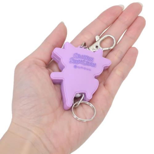 クレヨンしんちゃん キーホルダー ラバーリールキーホルダー ぶりぶりざえもん ジャンプ アニメキャラクター グッズ メール便可