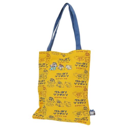 クレヨンしんちゃん トートバッグ 刺繍トートバッグ パジャマ 総柄 アニメキャラクター グッズ メール便可