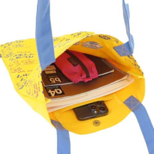 クレヨンしんちゃん トートバッグ 刺繍トートバッグ パジャマ 総柄 アニメキャラクター グッズ メール便可