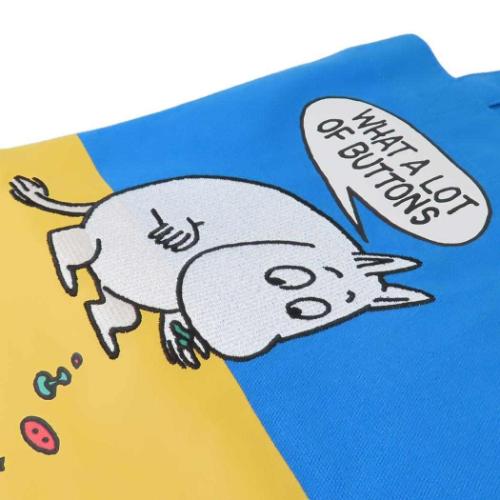 ムーミン トートバッグ ナラティブトートバッグ ボタン 北欧 キャラクター グッズ メール便可