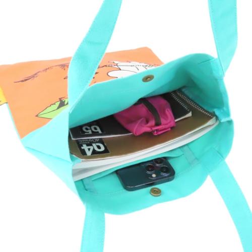 ムーミン トートバッグ ナラティブトートバッグ ネイチャー 北欧 キャラクター グッズ メール便可