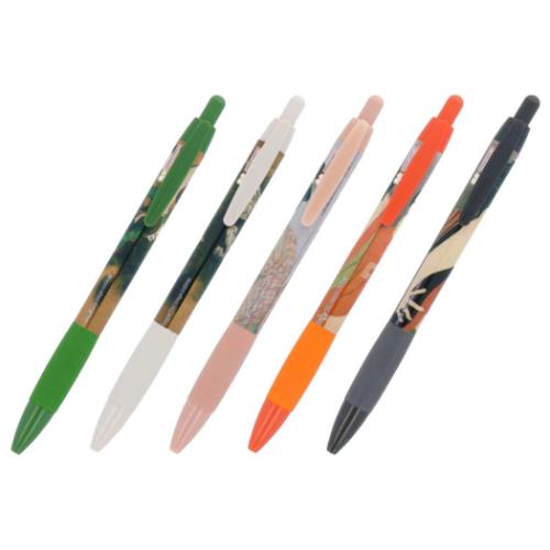 尾形光琳 喜多川歌麿 東洲斎写楽 ボールペン 0.7ボールペン５本セット 浮世絵人物 文具 グッズ メール便可