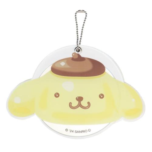 ポムポムプリン 手鏡 スライドミラーL サンリオ キャラクター グッズ メール便可