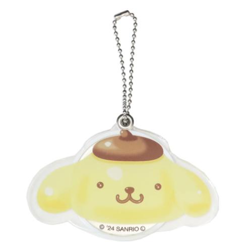 ポムポムプリン 手鏡 スライドミラーS サンリオ キャラクター グッズ メール便可