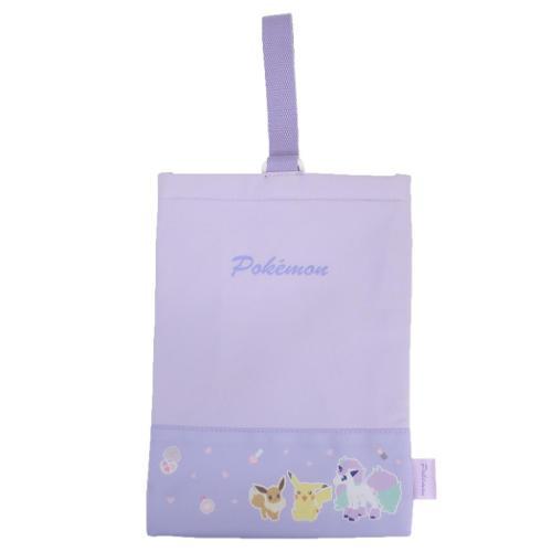 ポケットモンスター シューズバッグ シンプルシューズケース パープル 新入学 ポケモン キャラクター グッズ メール便可