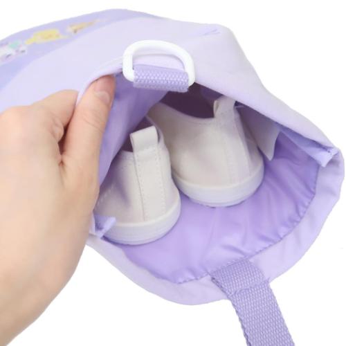 ポケットモンスター シューズバッグ シンプルシューズケース パープル 新入学 ポケモン キャラクター グッズ メール便可