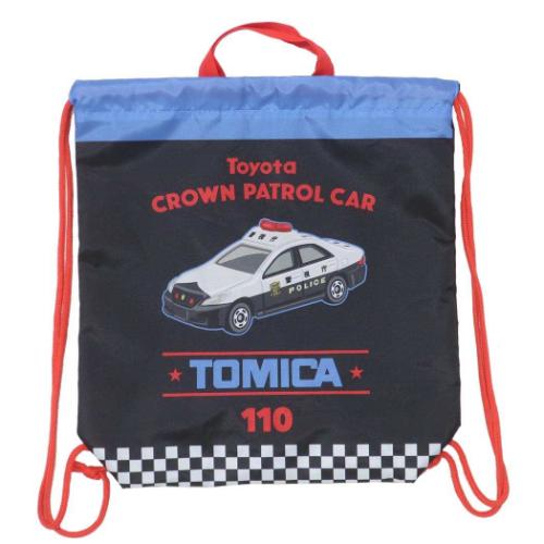 トミカ 体操服バッグ ナップサック クロ 新入学 TOMICA キャラクター グッズ メール便可