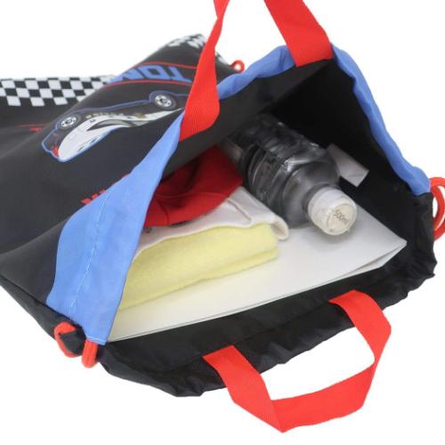 トミカ 体操服バッグ ナップサック クロ 新入学 TOMICA キャラクター グッズ メール便可