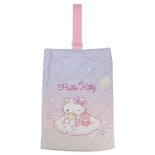 ハローキティ シューズバッグ キルトシューズケース ピンク 新入学 サンリオ キャラクター グッズ メール便可