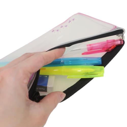 クロミ コスメポーチ レトロ切手フラットポーチ サンリオ キャラクター グッズ メール便可