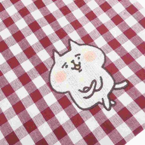 カナヘイの小動物 手提げかばん トートバッグ大 チェックシリーズ ねーねーねこ キャラクター グッズ メール便可