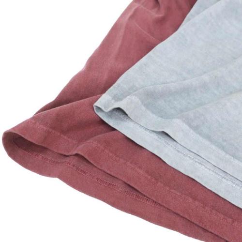 ムーミン Tシャツ ピグメント染めT-SHIRTS ムーミン＆リトルミイ RD Lサイズ 北欧 キャラクター グッズ メール便可