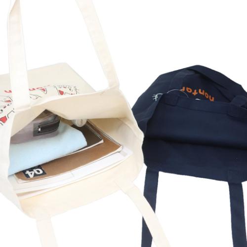 ノンタン トートバッグ 帆布トート にんにん NV 絵本キャラクター グッズ メール便可