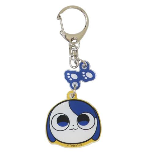 寺田てら キーリング 2連アクリルキーホルダー ぶち！すねこすり かわいい グッズ メール便可