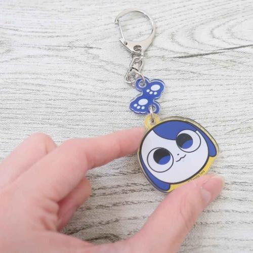 寺田てら キーリング 2連アクリルキーホルダー ぶち！すねこすり かわいい グッズ メール便可