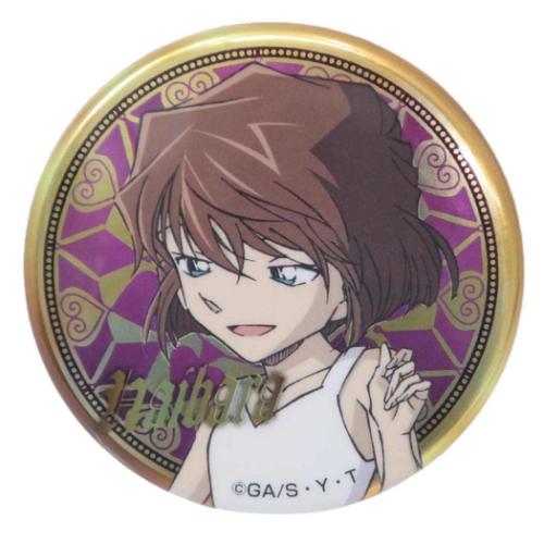 名探偵コナン 缶バッジ メタリックカンバッジ vol.2 灰原哀 少年サンデー アニメキャラクター グッズ メール便可