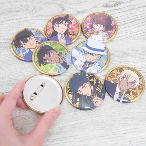 名探偵コナン 缶バッジ メタリックカンバッジ vol.2 灰原哀 少年サンデー アニメキャラクター グッズ メール便可